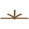 Ekena Millwork Redmond Smooth Timber Gable Bracket, Western Red Cedar, 72"W x 30"H x 1 1/2"D x 3 1/2"F, 10/12 Pitch GBW072X30X0204RED00SWR - alternate 3